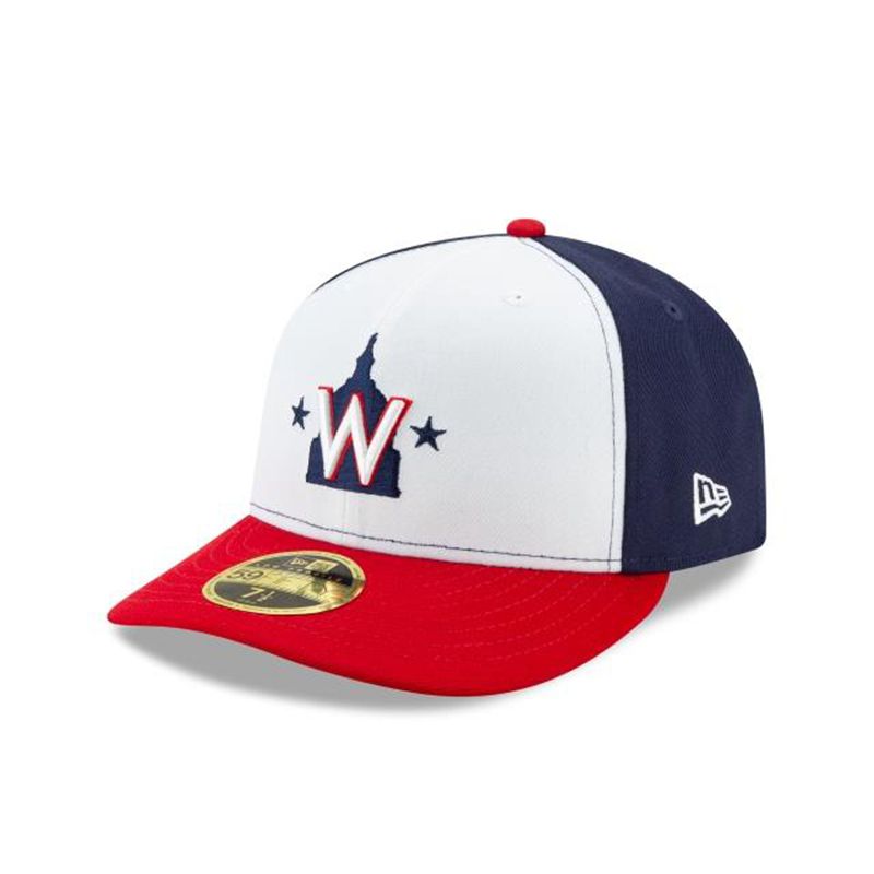 MLB Washington Nationals Authentic Collection Alt 2 Low Profile 59Fifty Fitted (SZF6812) - White New Era Caps